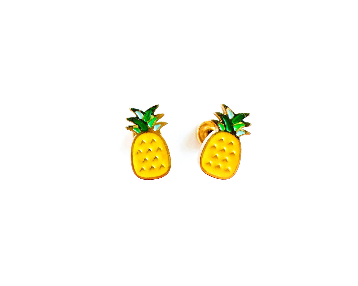 PINEAPPLE STUD EARRINGS