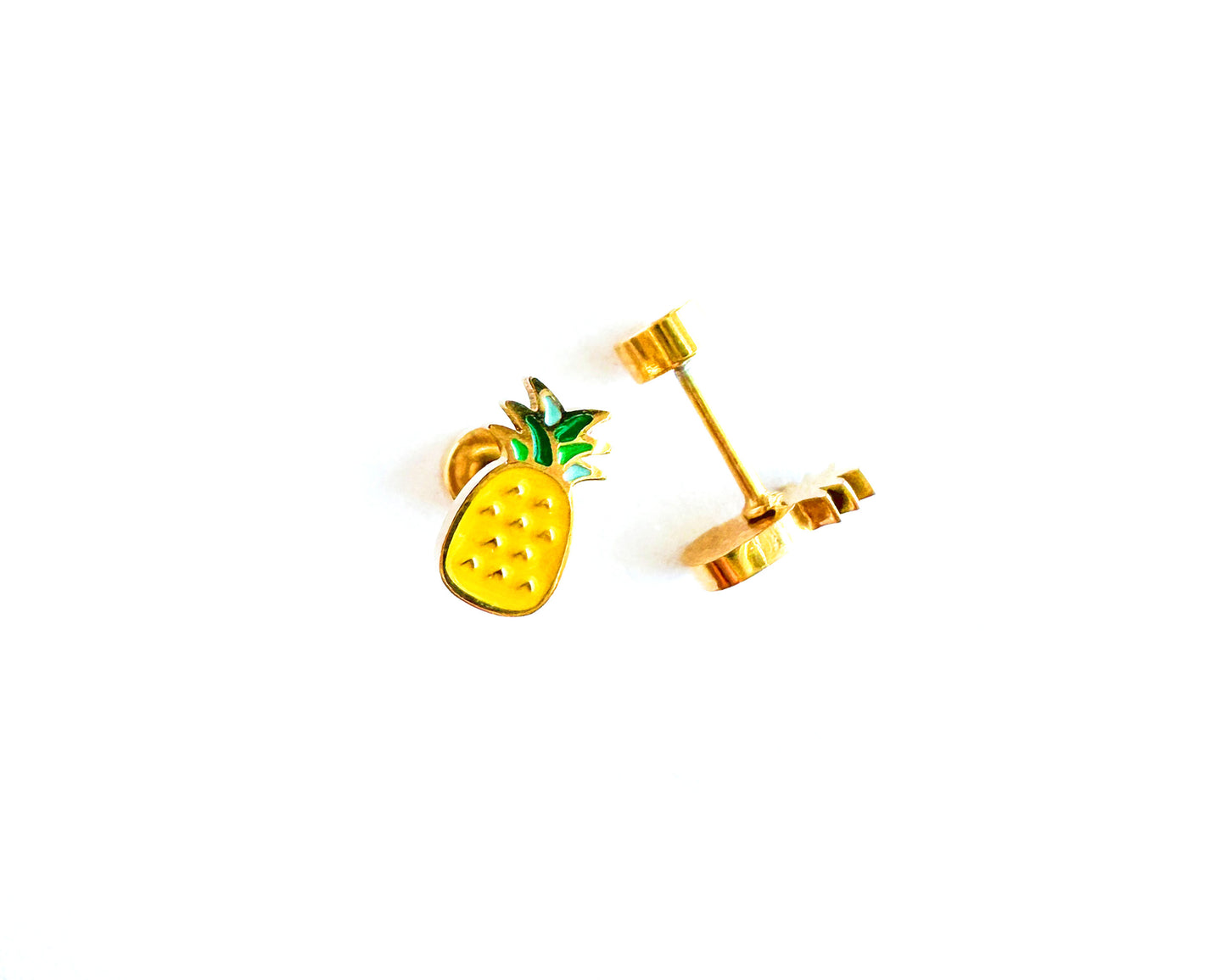 PINEAPPLE STUD EARRINGS