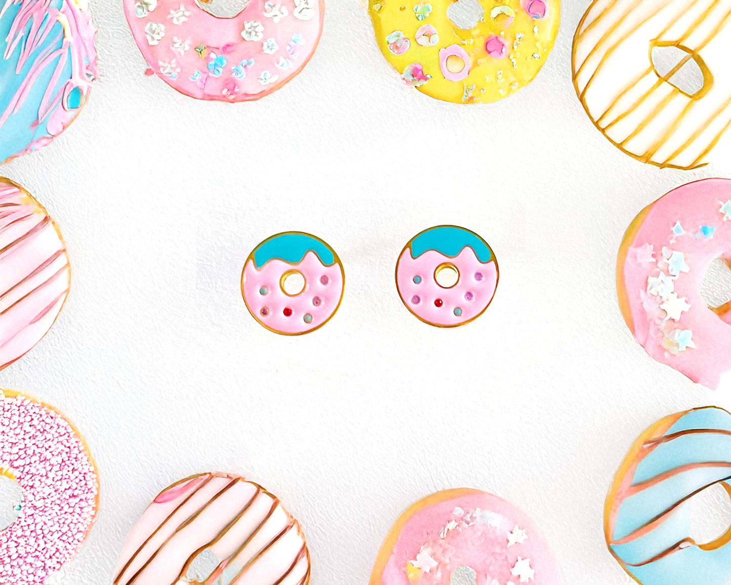 DONUT STUD EARRINGS