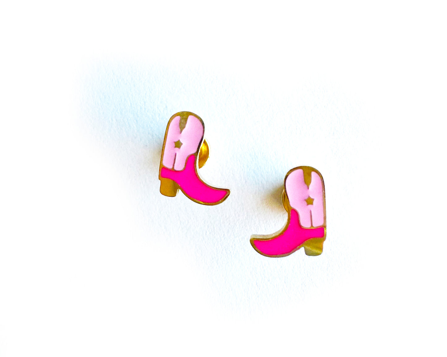 COWGIRL BOOTS STUD EARRINGS