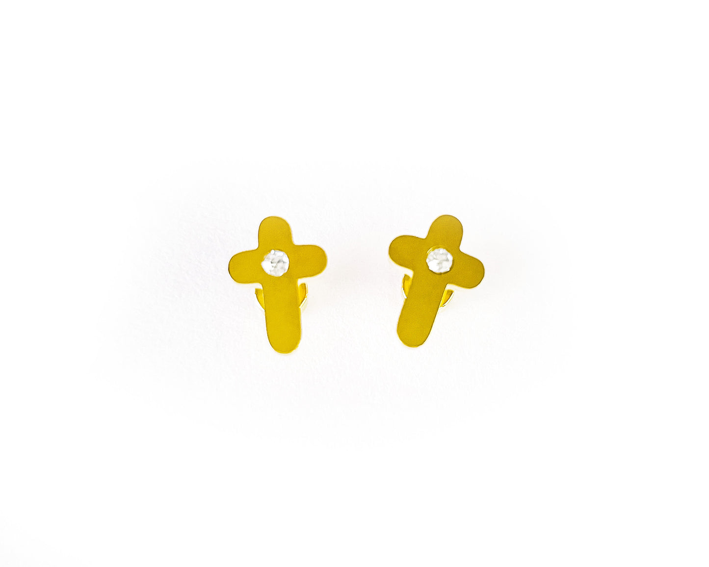 CROSS STUD EARRINGS