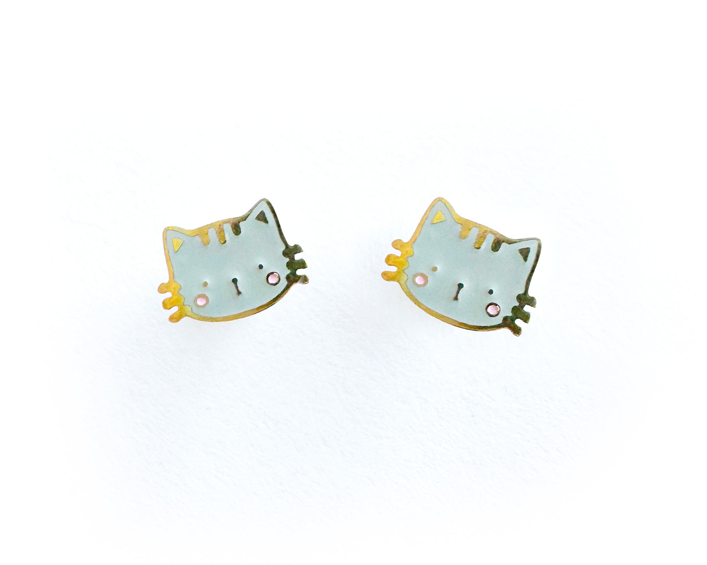 KITTY STUD EARRINGS