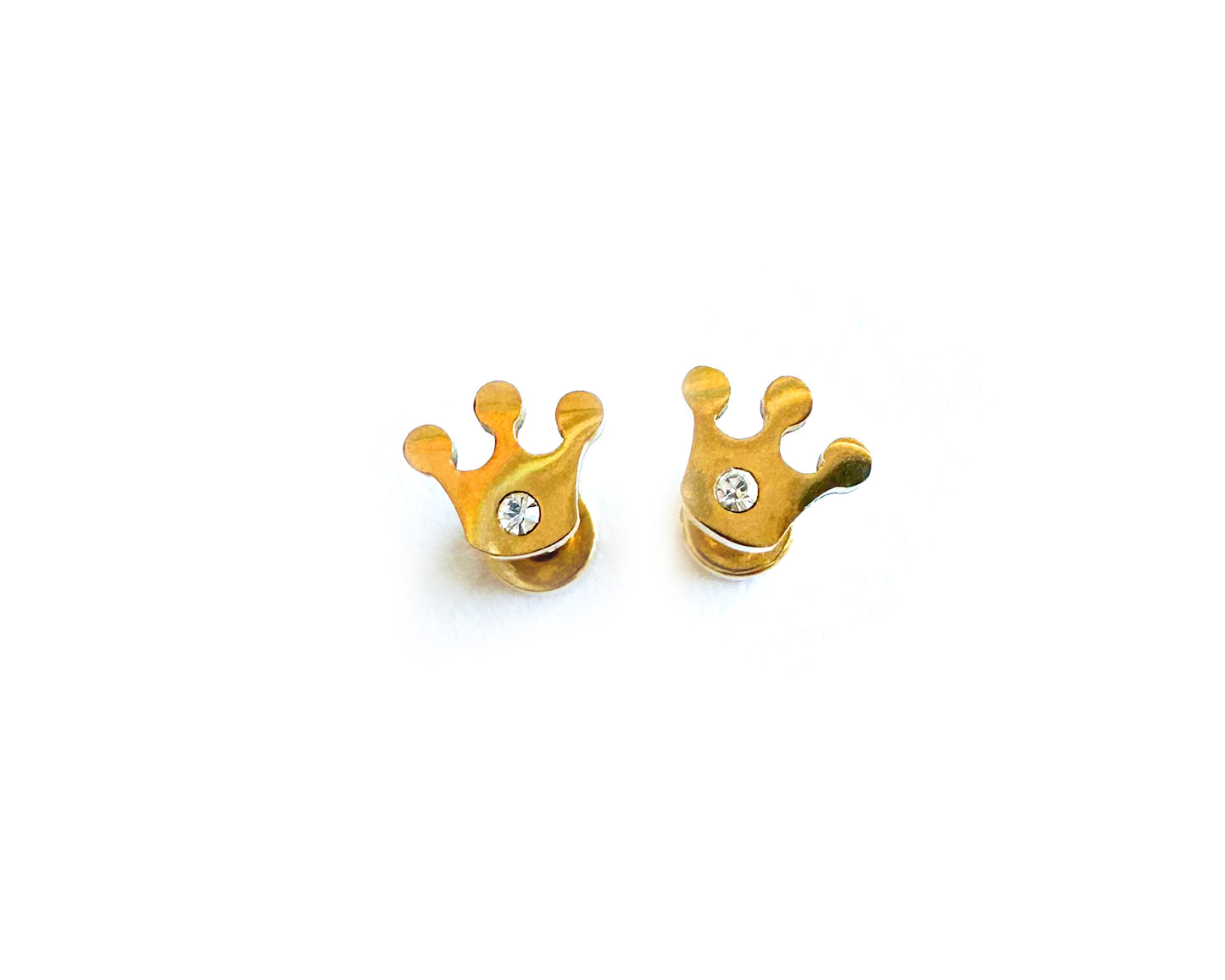 CROWN STUD EARRINGS