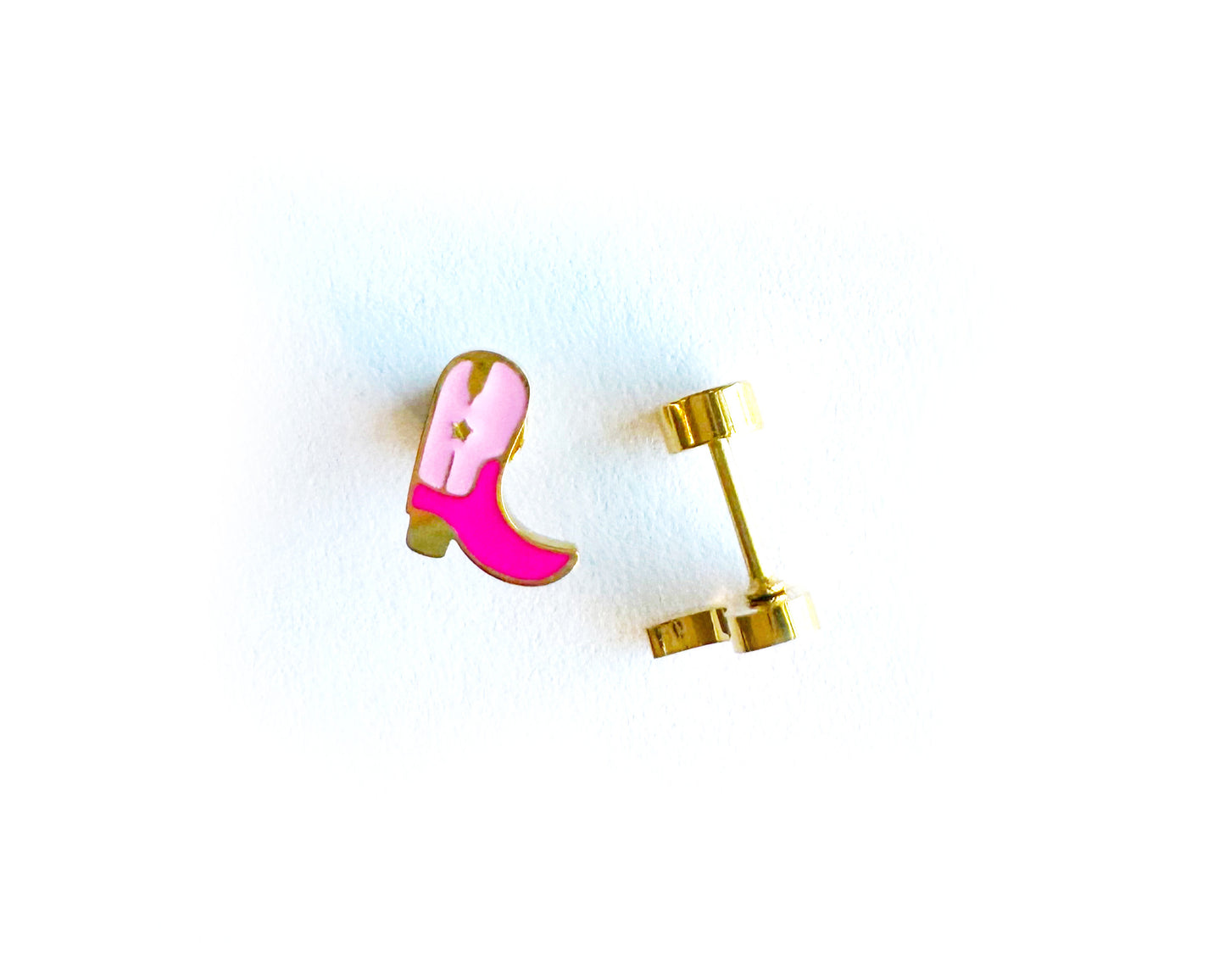 COWGIRL BOOTS STUD EARRINGS