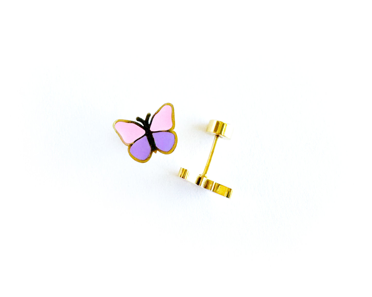 BUTTERFLY STUD EARRINGS