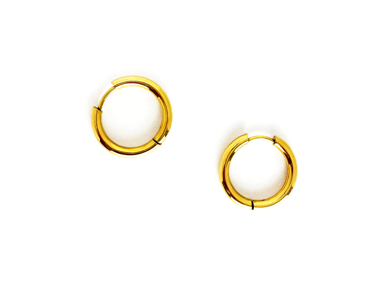 GOLD HUGGIE HOOPS