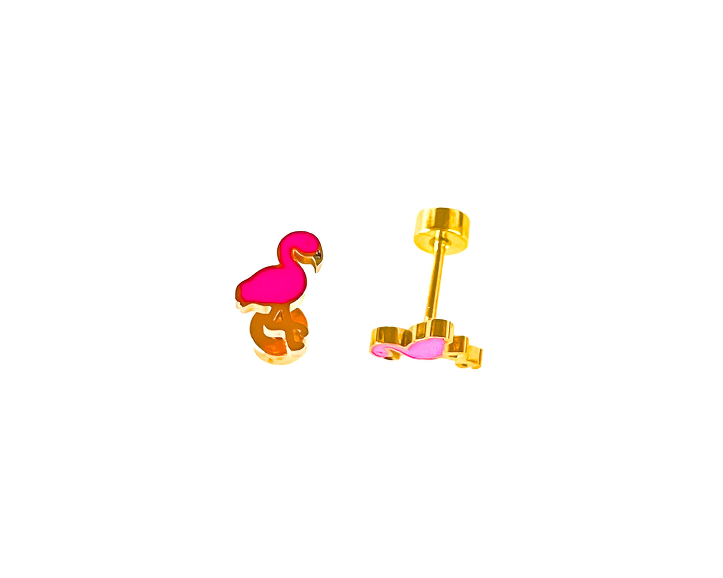 FLAMINGO STUD EARRINGS