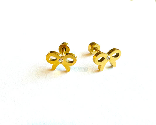 BOW STUD EARINGS