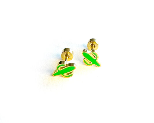 CACTUS STUD EARRINGS