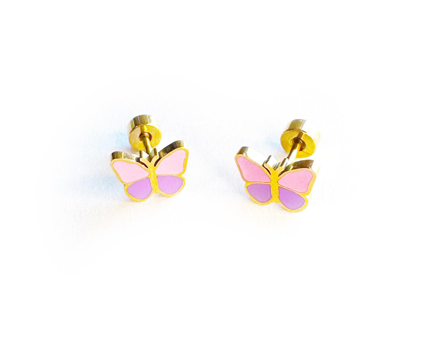 BUTTERFLY STUD EARRINGS