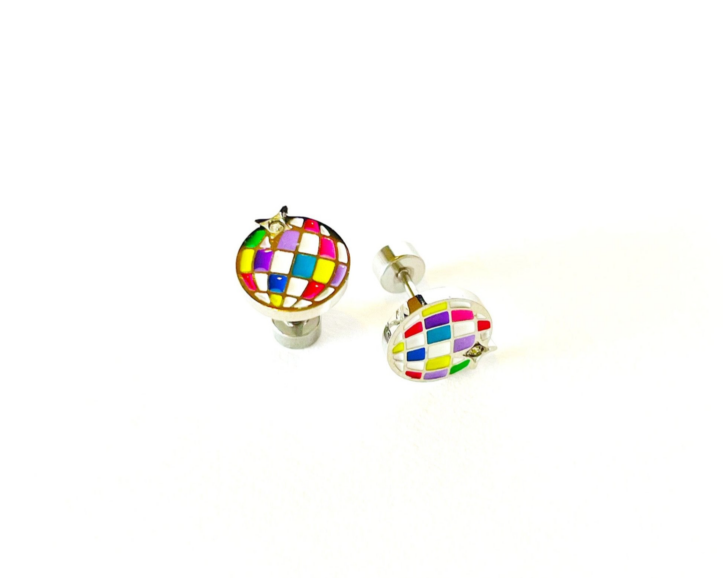 DISCOBALL STUD EARRINGS