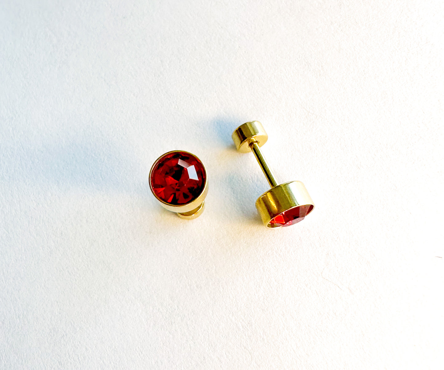 BIRTHSTONE STUD EARRINGS