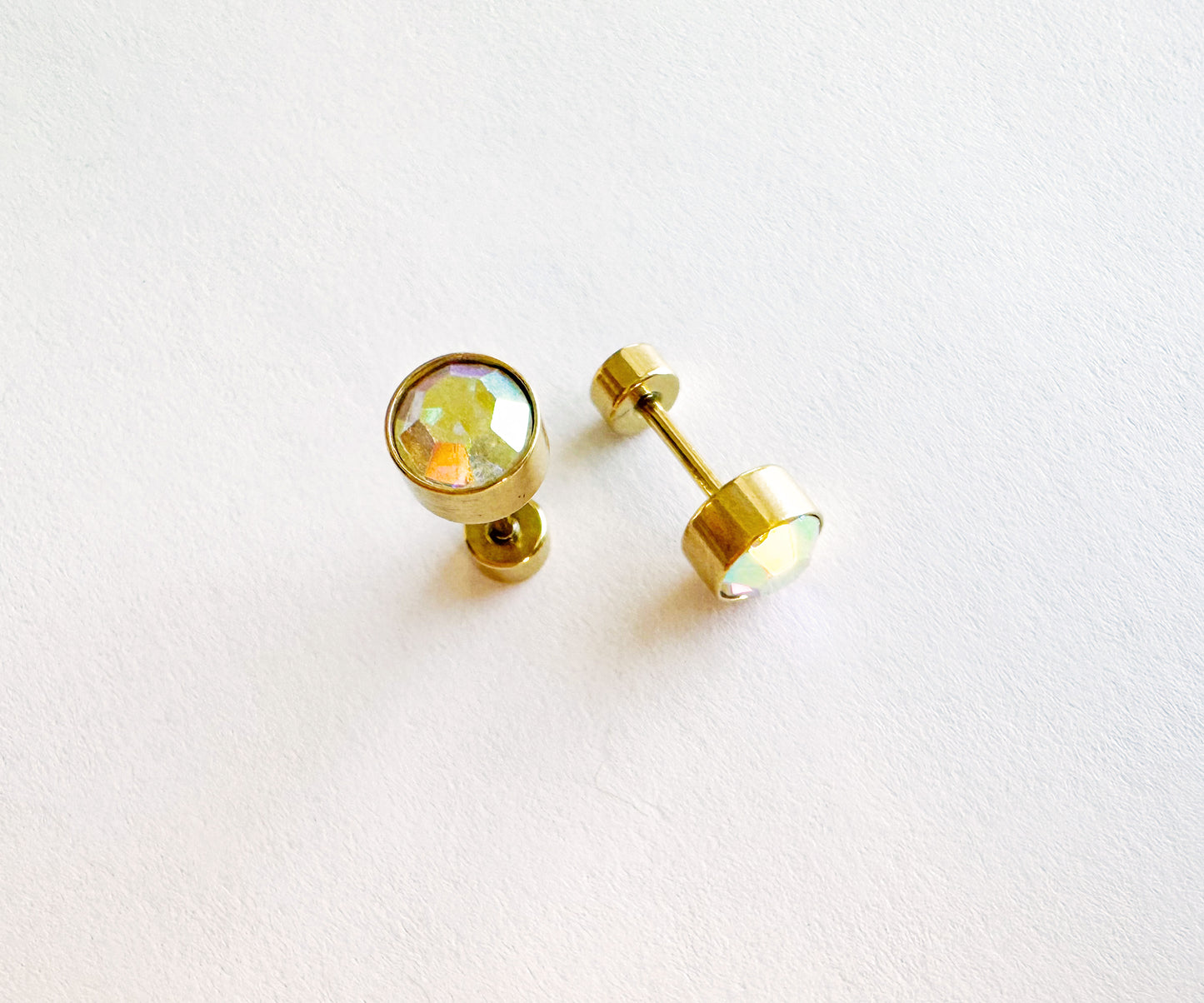 BIRTHSTONE STUD EARRINGS