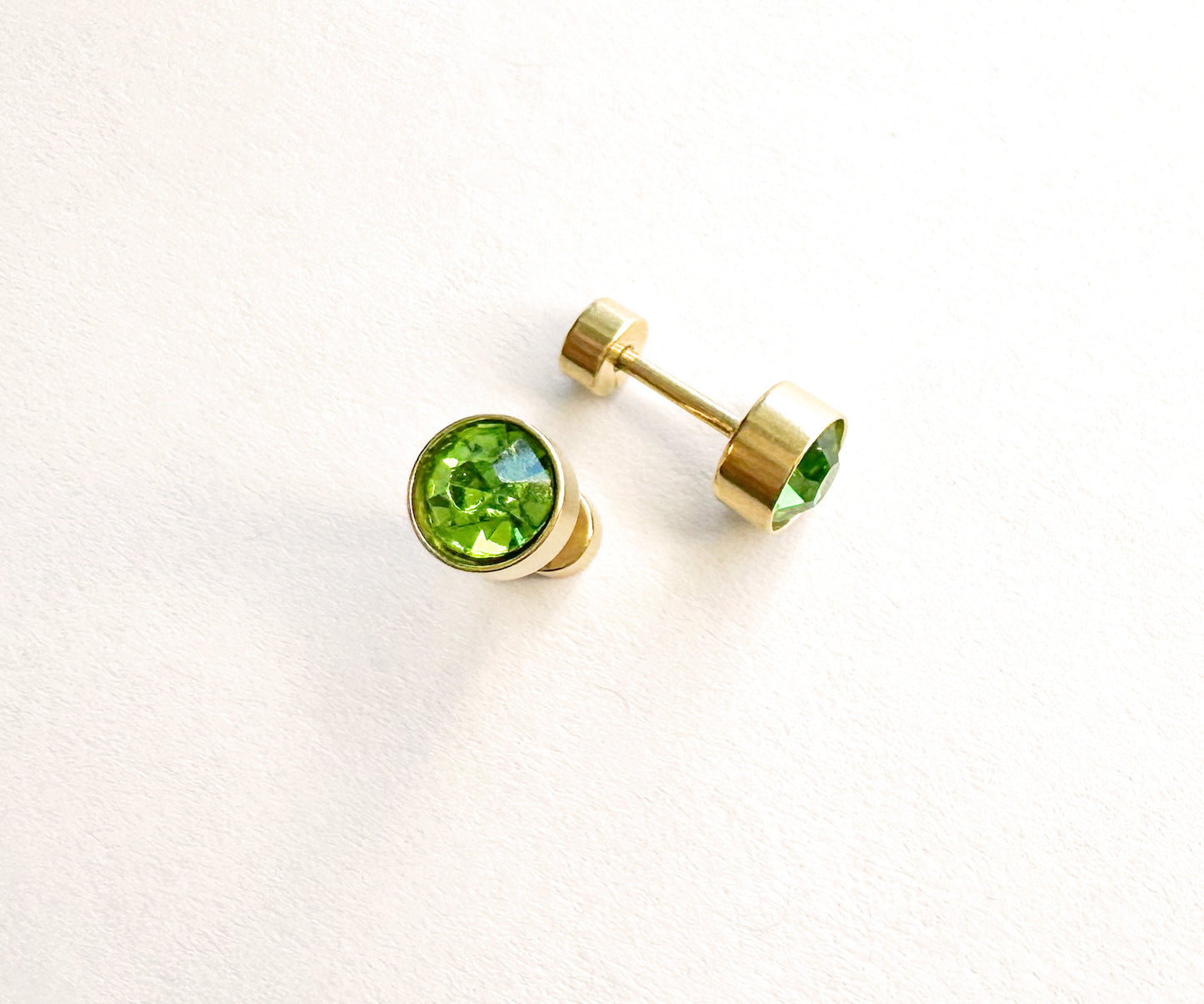 BIRTHSTONE STUD EARRINGS