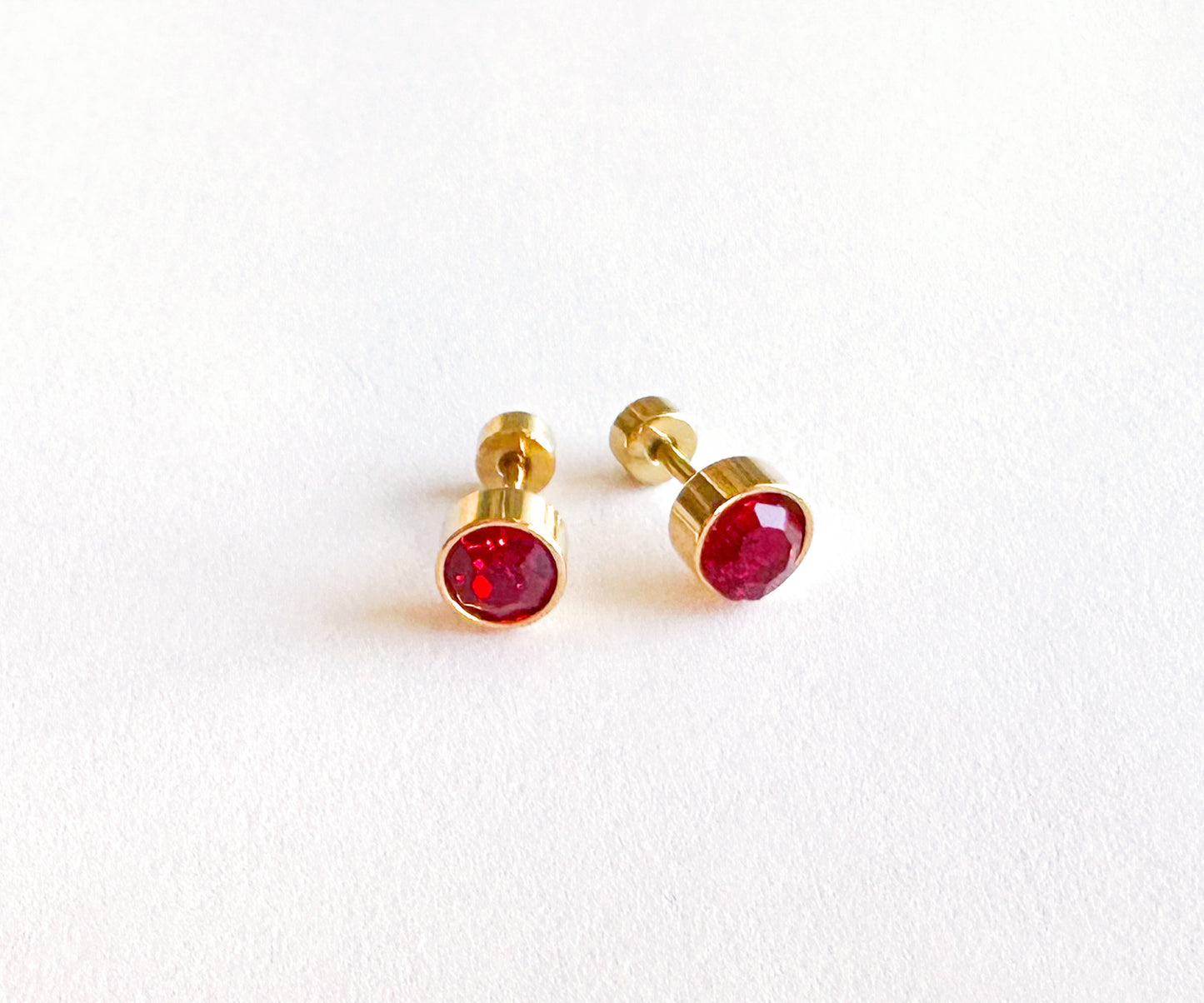 BIRTHSTONE STUD EARRINGS